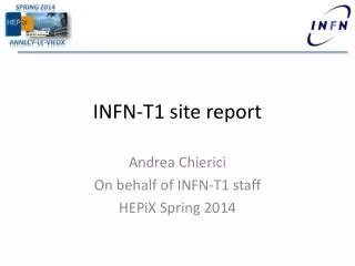 INFN-T1 site report