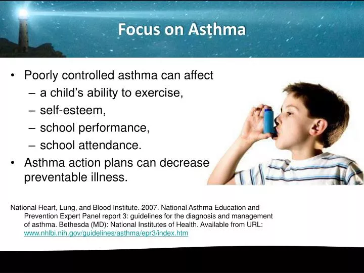 focus on asthma