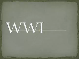 WWI