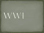 WWI - slide 1