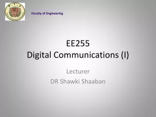 ee255 digital communications i
