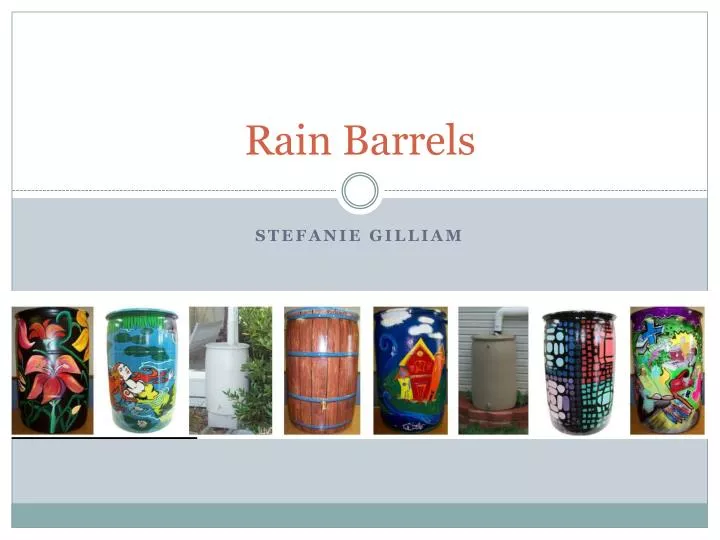 rain barrels