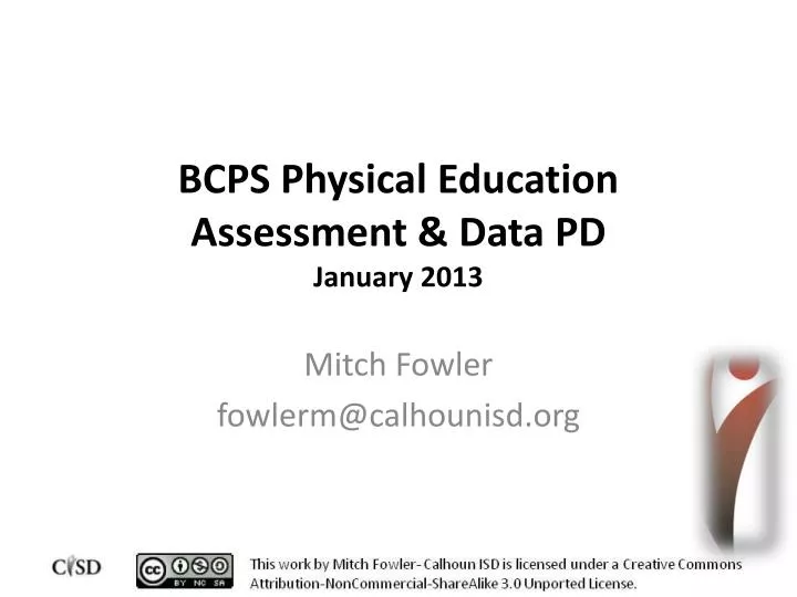 bcps physical education assessment data pd january 2013