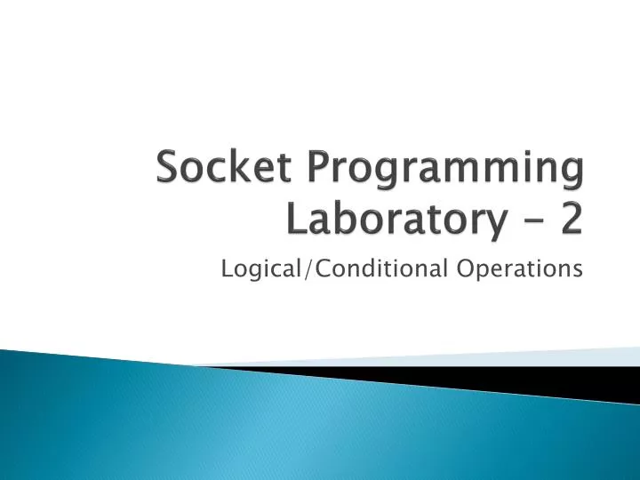 socket programming laboratory 2