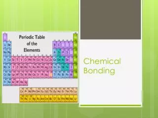 chemical bonding
