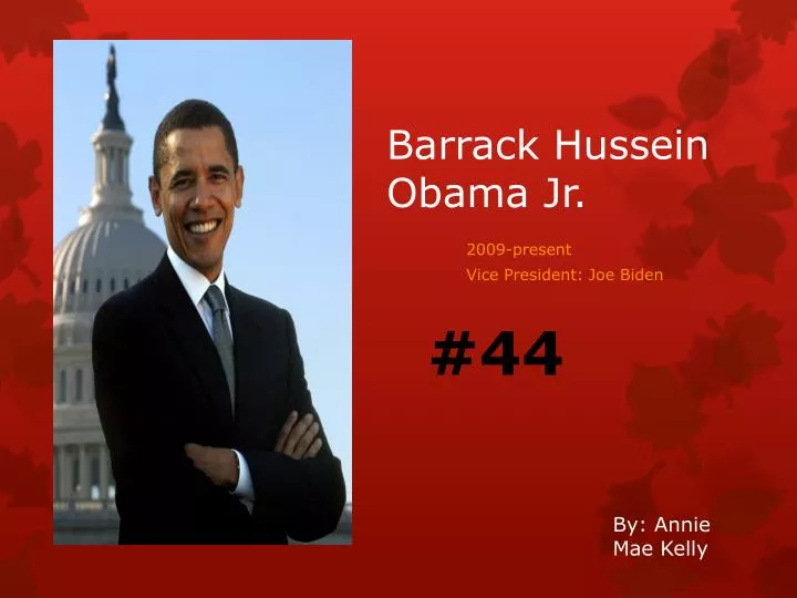 barrack hussein obama jr