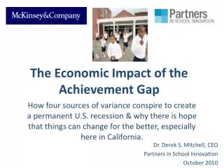 The Economic Impact of the Achievement Gap