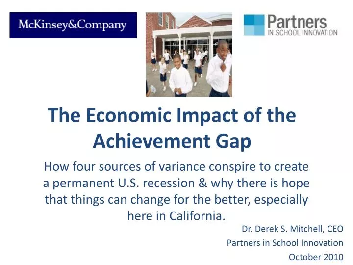 the economic impact of the achievement gap