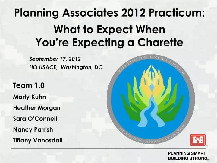 planning associates 2012 practicum what to expect when you re expecting a charette