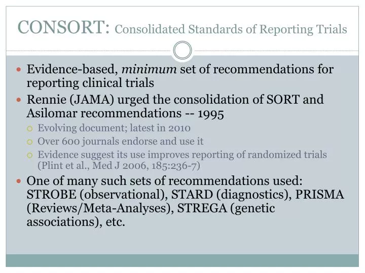consort consolidated standards of reporting trials