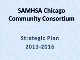 Strategic Plan 2013-2016