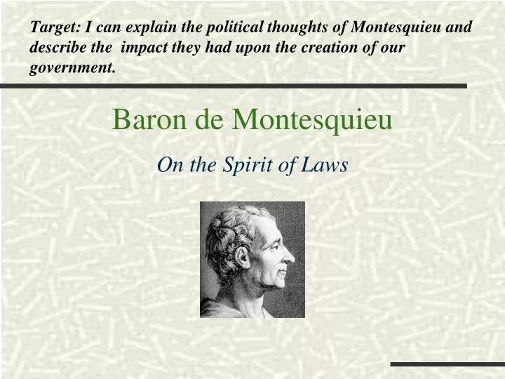 baron de montesquieu