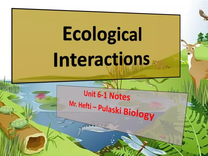 ecological interactions