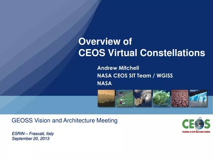 overview of ceos virtual constellations