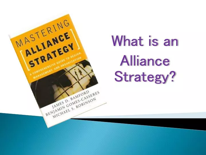 what is an alliance strategy