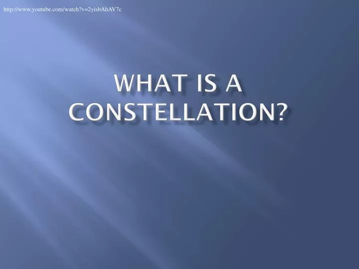 what is a constellation