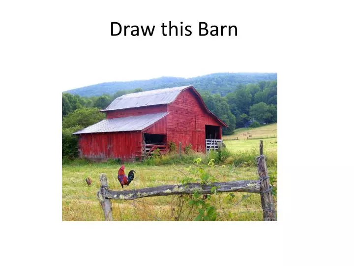 draw this barn