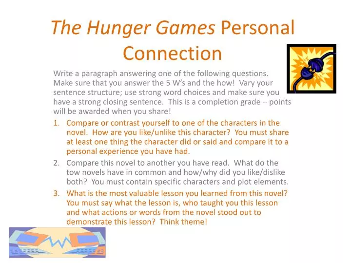 the hunger games personal connection