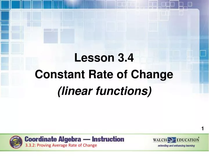 lesson 3 4 constant rate of change linear functions
