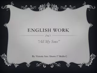 English work