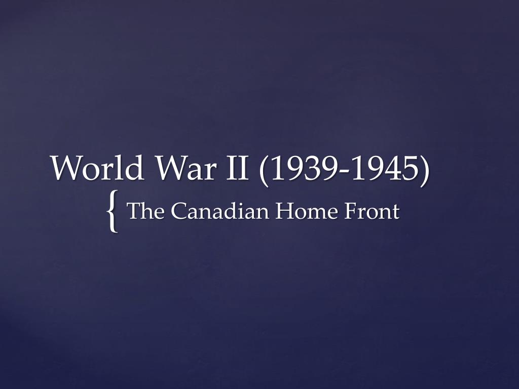 PPT - World War II (1939-1945) PowerPoint Presentation, free download ...