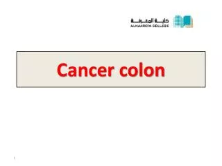 Cancer colon