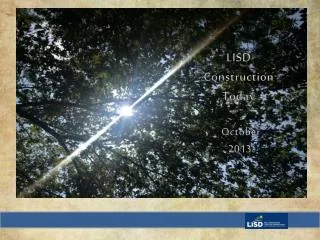 LISD Construction Today October 2013