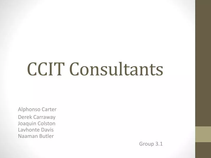 ccit consultants