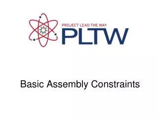 Basic Assembly Constraints