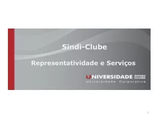 sindi clube representatividade e servi os