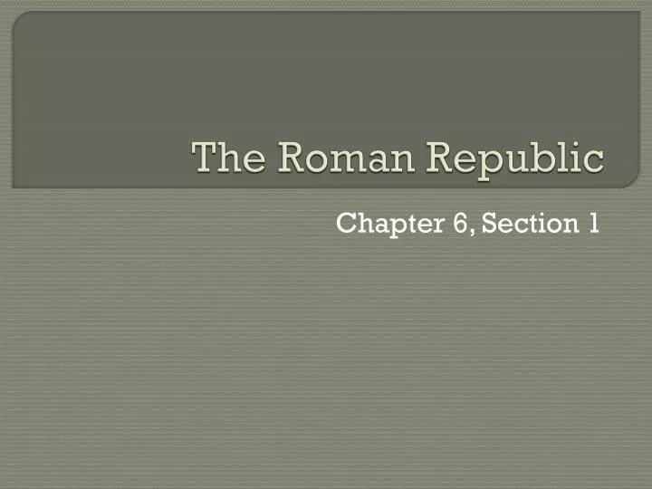 the roman republic