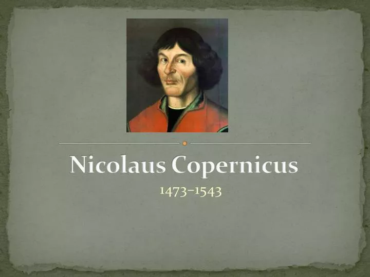 nicolaus copernicus