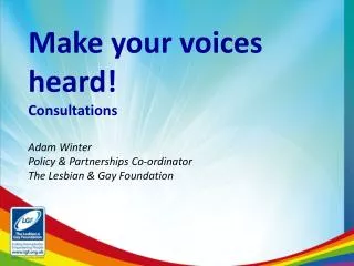 Make your voices heard! Consultations