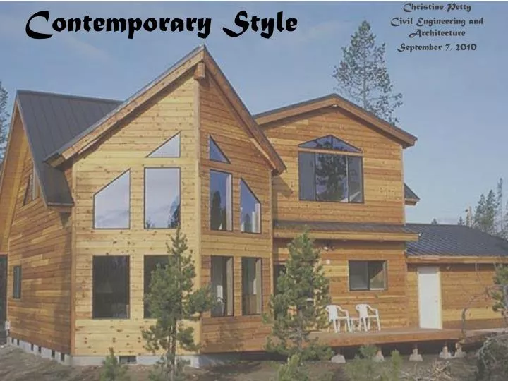 contemporary style