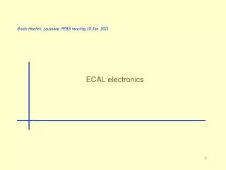 ECAL electronics