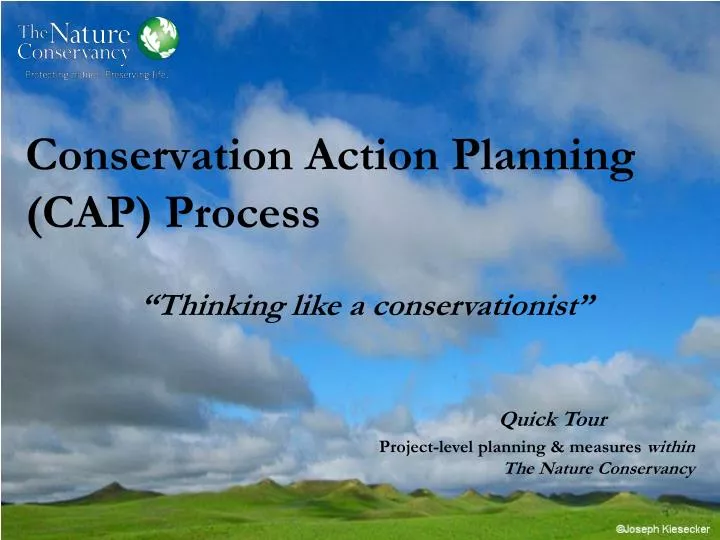 conservation action planning cap process