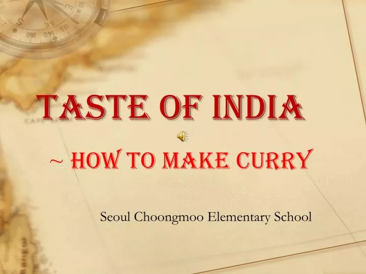 how to make curry