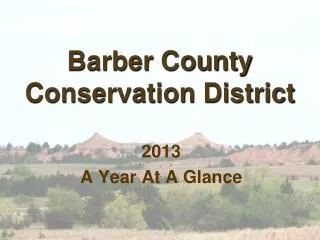 Barber County Conservation District