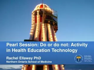 Pearl Session: Do or do not: Activity in Health Education Technology