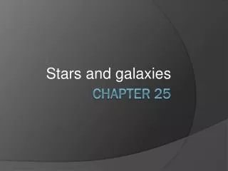 s tars and galaxies