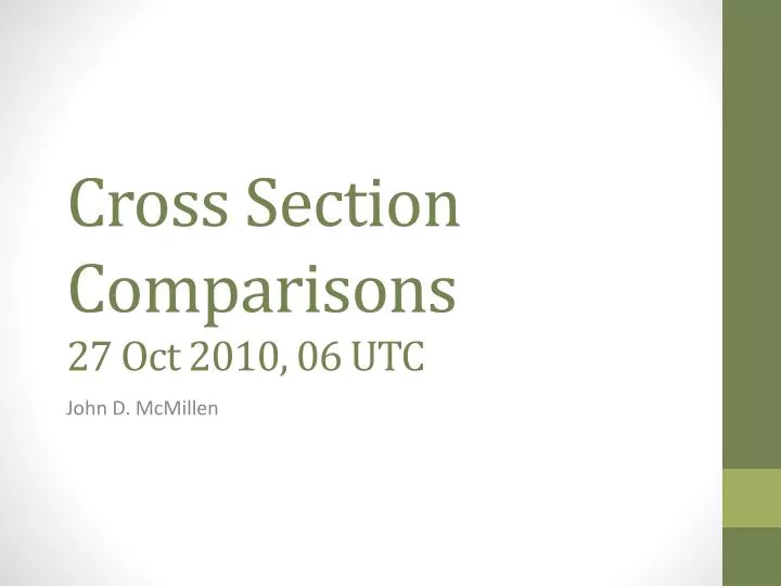 cross section comparisons 27 oct 2010 06 utc