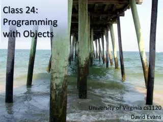 Class 24: Programming with Objects
