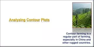 analyzing contour plots