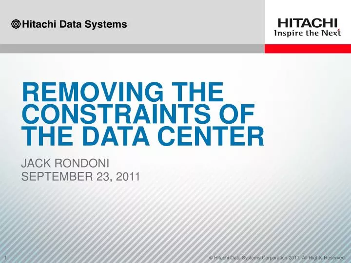 removing the constraints of the data center