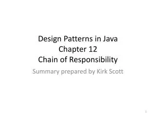 Design Patterns in Java Chapter 12 Chain of Responsibility