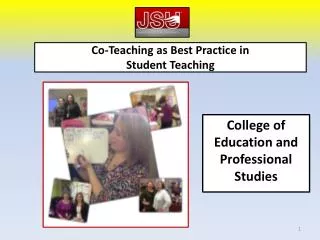 Co-Teaching as Best Practice in Student Teaching