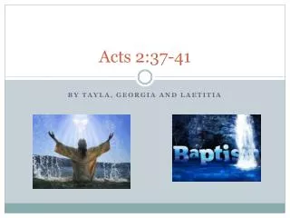 Acts 2:37-41