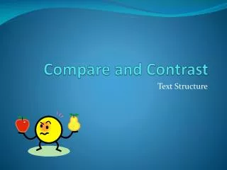 compare and contrast