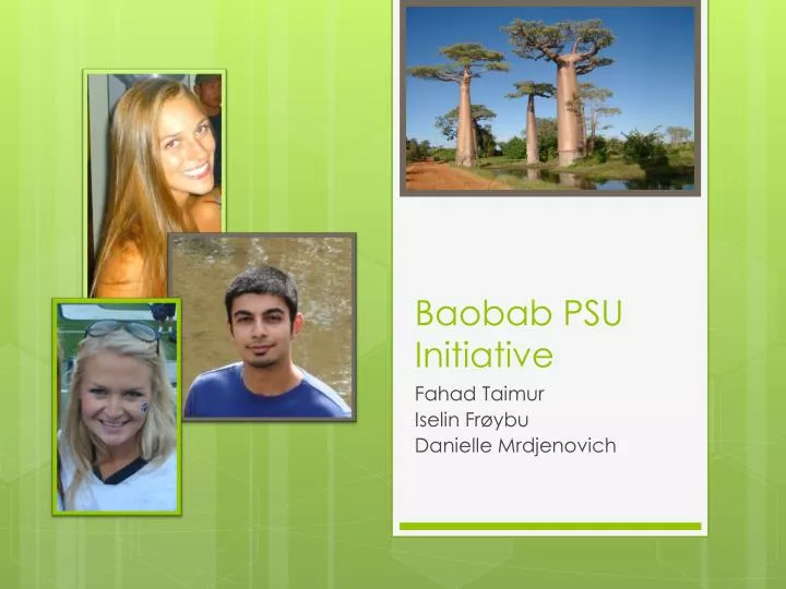 baobab psu initiative baobab psu initiative