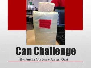 can challenge